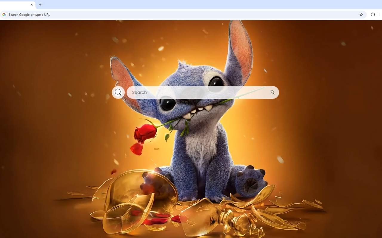 Lilo and Stitch Beauty and the Beast Live Wallpaper